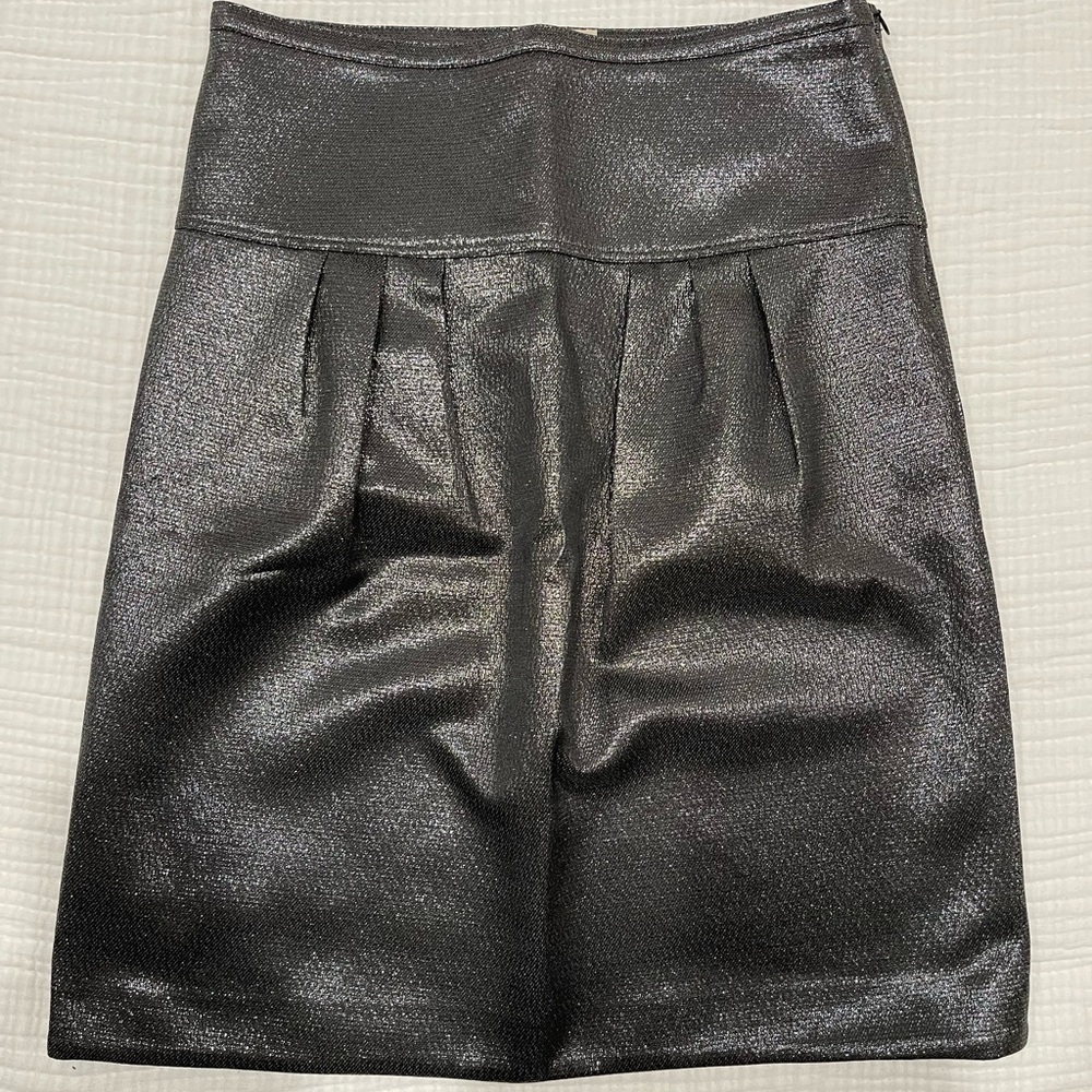 Burberry Silver Sparkle Skirt